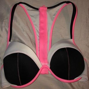 Victoria’s Secret color block swim top